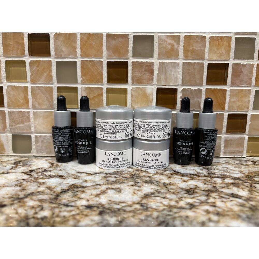 Lancôme Advanced Anti-Aging Serum & Cream 8 Piece Value Bundle